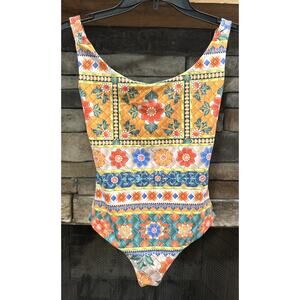 Agua Bendita Koraline One Piece Reversible Swimsuit NWT Size S *A6